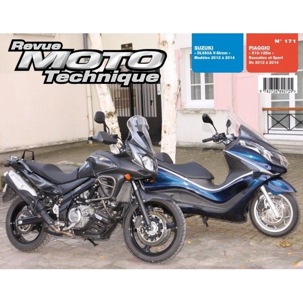 DL650A  X10 Revue Technique moto Suzuki Piaggio