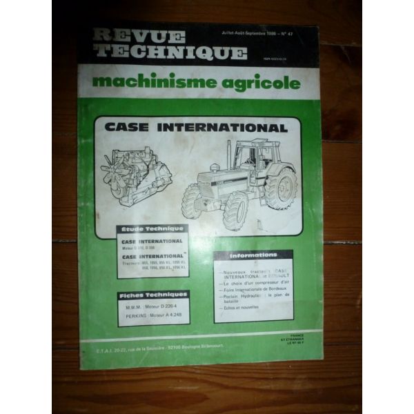 955 1055 956 1056 Revue Technique Agricole Case Axial