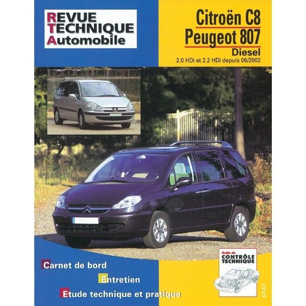 C8 807 02- Revue Technique Citroen Peugeot