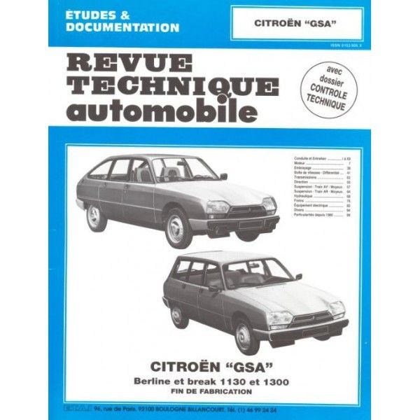 GSA Revue Technique Citroen