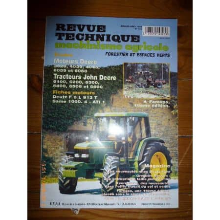 6100 à 6600 Revue Technique Agricole John Deere