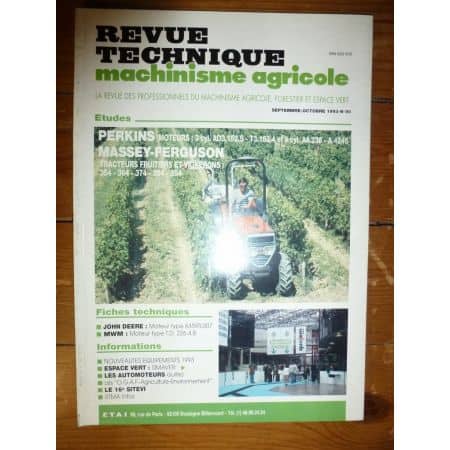 354 364 374 384 394 Revue Technique Agricole Massey Ferguson