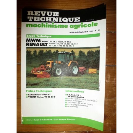 103 à 145  Revue Technique Agricole Renault