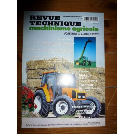 Ceres 65 a 95  Revue Technique Agricole Renault