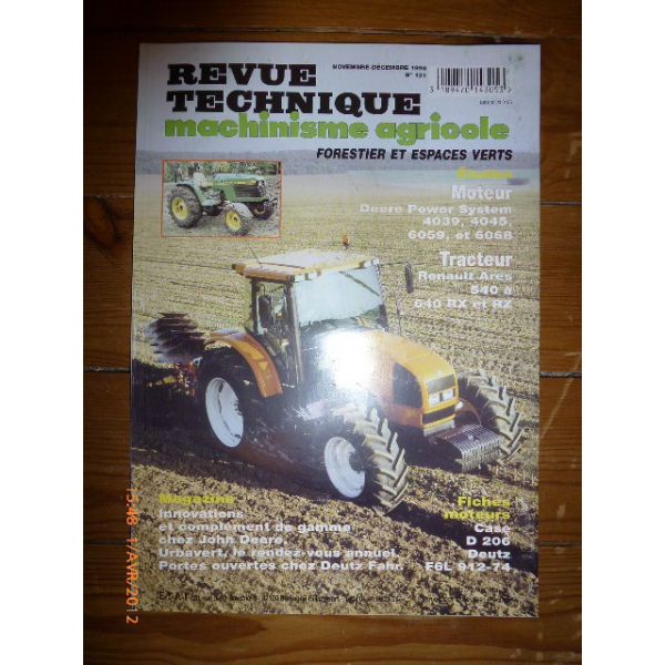 ARES 540 640 Revue Technique Agricole Renault
