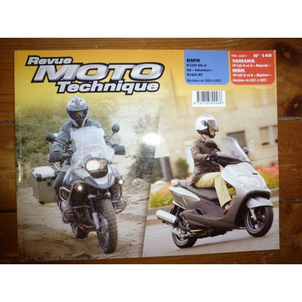 YP125 R1200 Revue Technique moto Bmw et Mbk Yamaha