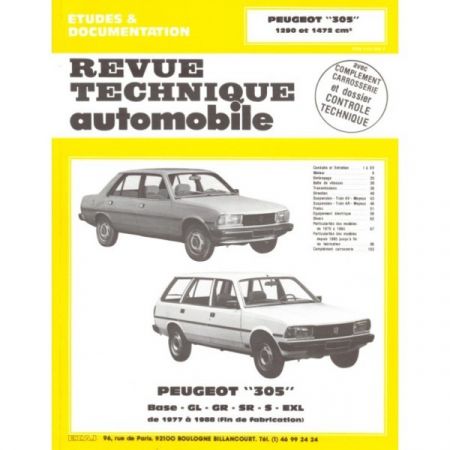 305 77-88 Revue Technique Peugeot