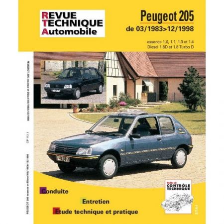 205 83-98 Revue Technique Peugeot