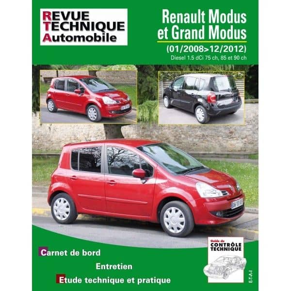Modus DCi 08-12 Revue Technique Renault