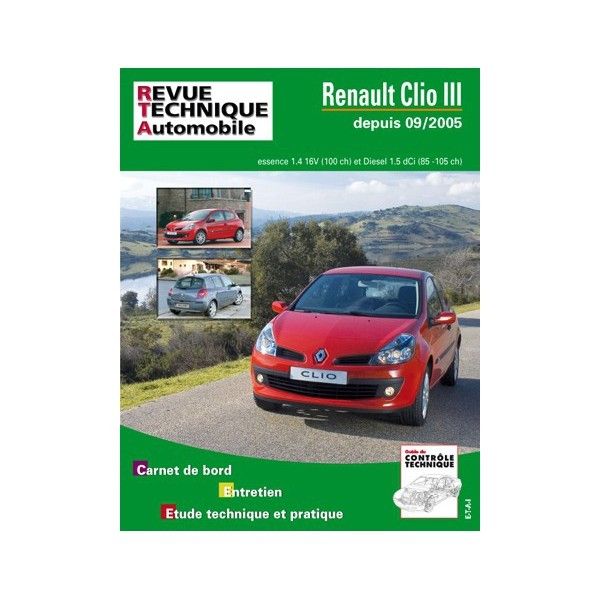 Clio III 05- Revue Technique Renault