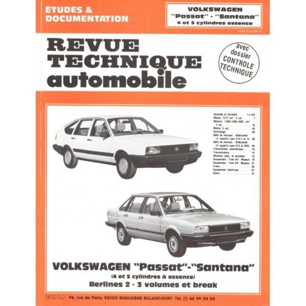 Passat Santana Revue Technique VW