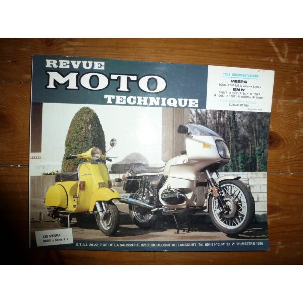 PX125 R60 à R100 Revue Technique moto Bmw Piaggio Vespa