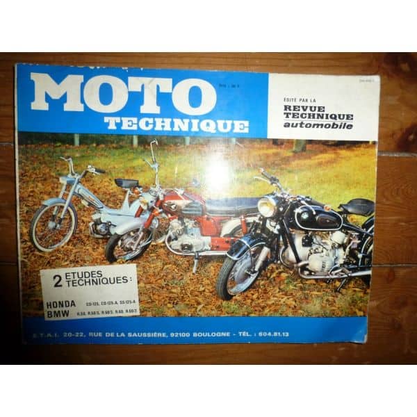 CD125 R50 R60 Revue Technique moto Bmw Honda