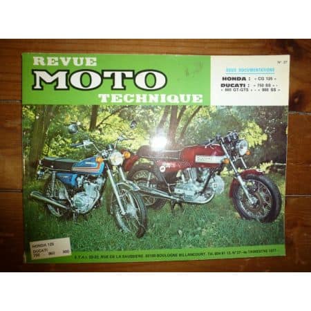 CG125 55 Revue Technique moto Ducati Honda