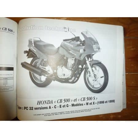 CB500 KDX125 Revue Technique moto Honda Kawasaki