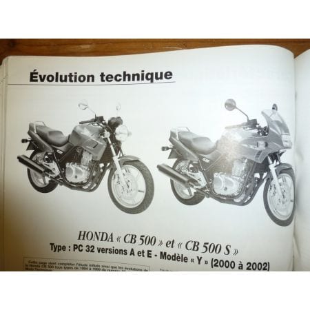 CB500 KDX125 Revue Technique moto Honda Kawasaki