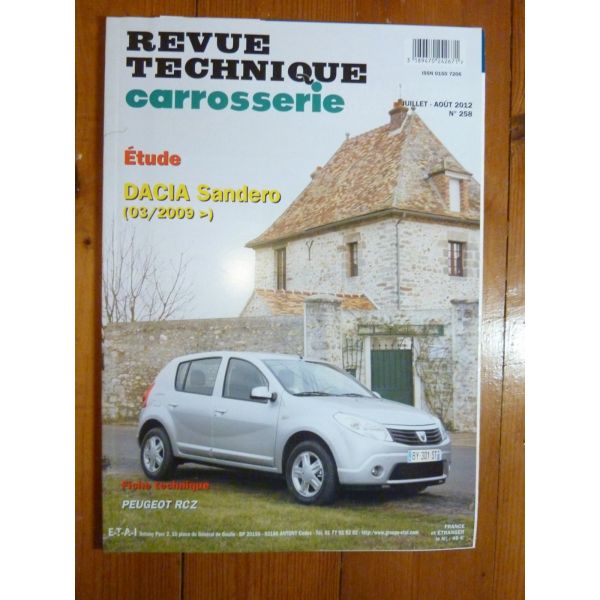 Sandero Revue Technique Carrosserie Dacia
