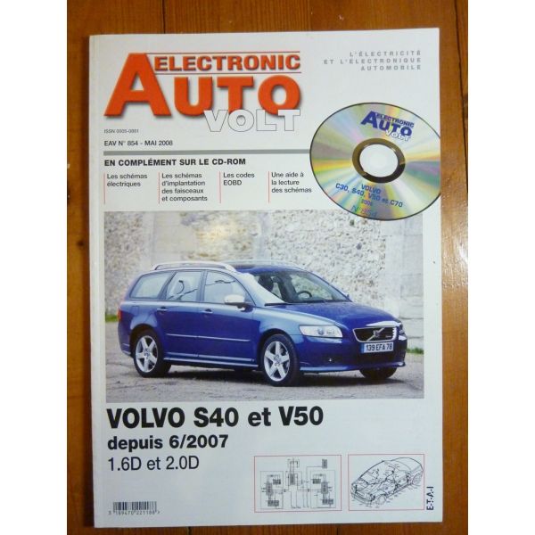 S40 V50 D Revue Technique Electronic Auto Volt Volvo