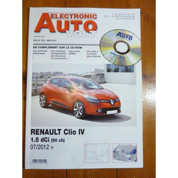 Clio IV D Revue Technique Electronic Auto Volt Renault