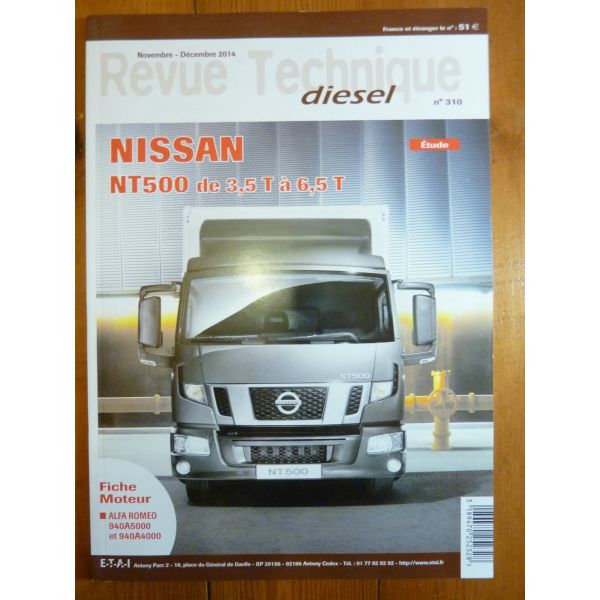 NT500 Revue Technique PL Nissan