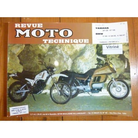 SR125 XT 125 K100 Revue Technique moto Bmw Yamaha