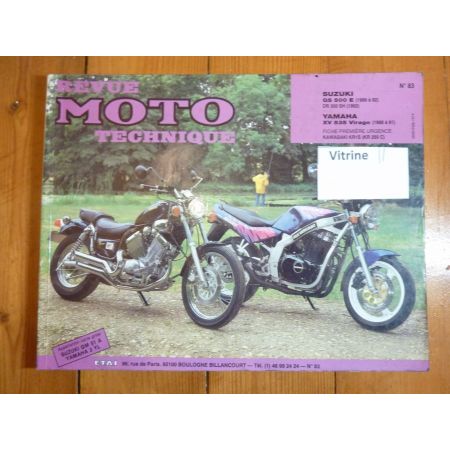 GS500 XV535 Revue Technique moto Yamaha Suzuki