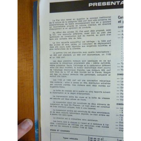 UNO 45 55 70 Revue Technique Fiat
