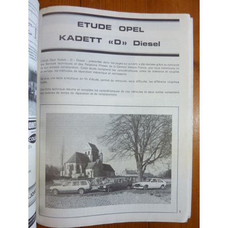 KADETT D Revue Technique Opel
