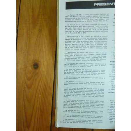 R18 Revue Technique Renault