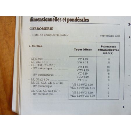 OMEGA A Revue Technique Opel