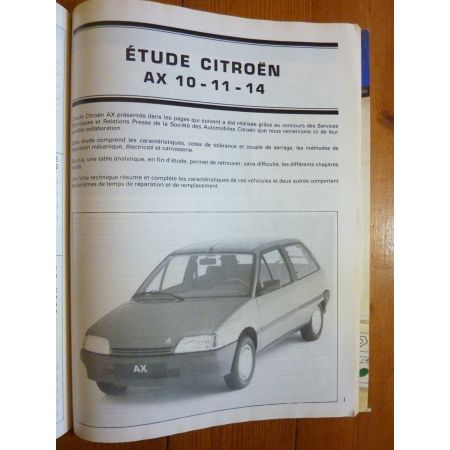 AX 10 11 14 Revue Technique Citroen