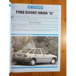 Escort Orion 91- Revue Technique Ford