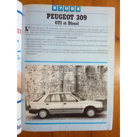 309 GTI Die Revue Technique Peugeot