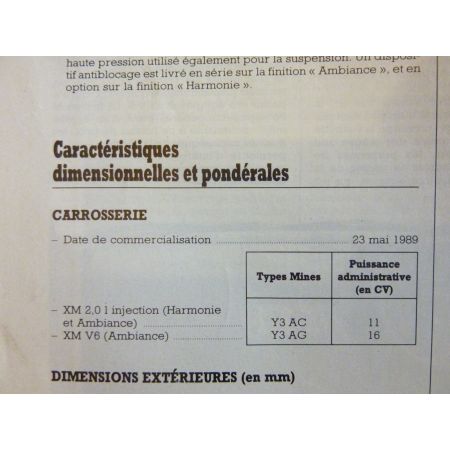 XM Inj ess Revue Technique Citroen