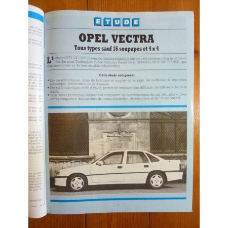 VECTRA Revue Technique Opel