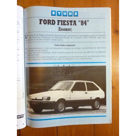 Fiesta 84 Revue Technique Ford