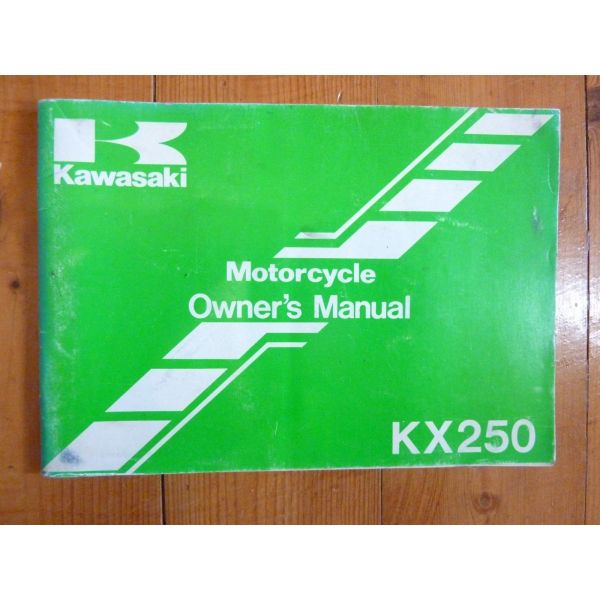 KX250 - Manuel Propriétaire