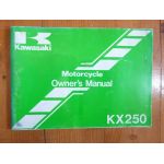 KX250 - Manuel Propriétaire