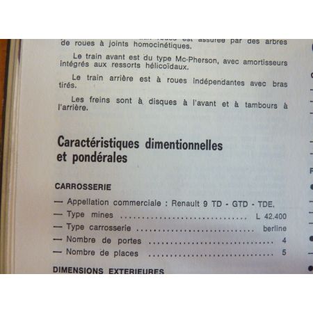 R9 die Revue Technique Renault