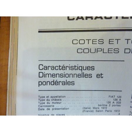 126 Revue Technique Fiat