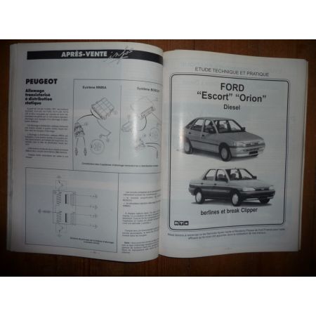 Escort Orion 91- Revue Technique Ford