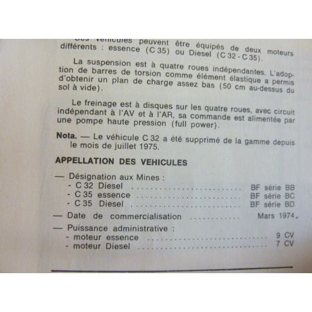 C32 C35 Revue Technique Citroen