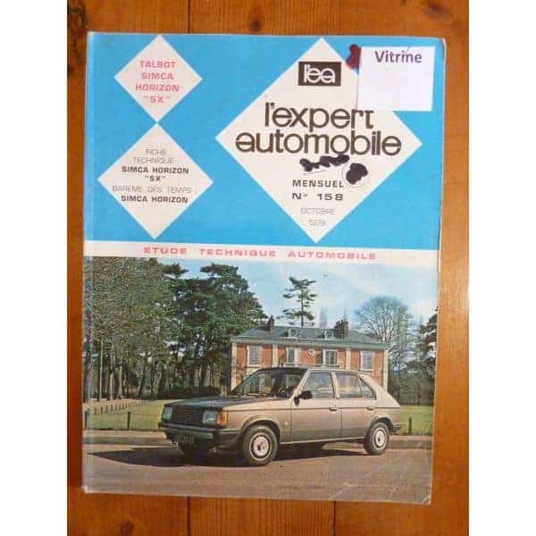 HORIZON Revue Technique Simca Talbot