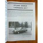HORIZON Revue Technique Simca Talbot