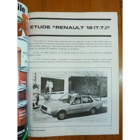 R18 Revue Technique Renault
