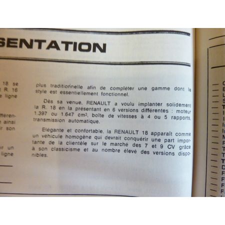 R18 Revue Technique Renault