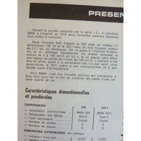 320/6 323i Revue Technique Bmw