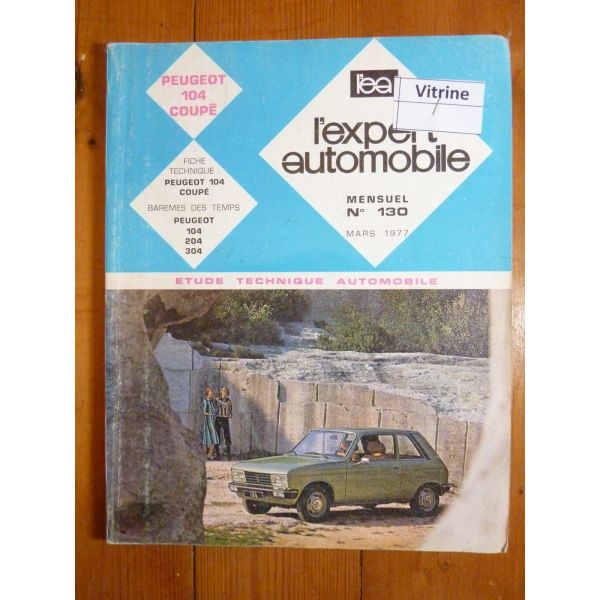 104 Coupé Revue Technique Peugeot