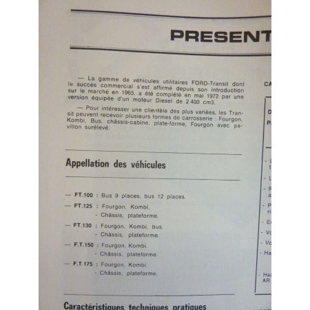 Transit S1 Revue Technique Ford