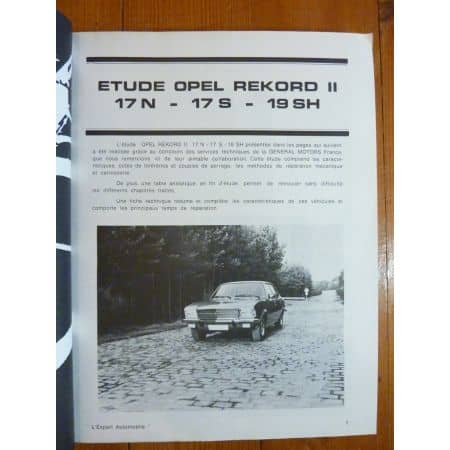REKORD II Revue Technique Opel